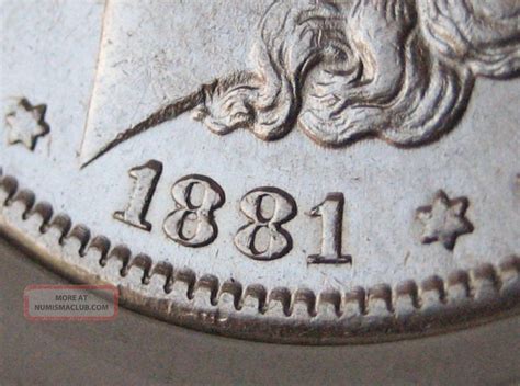 1881 - S Morgan Silver Dollar - Brilliant Uncirculated - Morgan Dollar