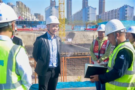中国水利水电第七工程局有限公司 公司要闻 梁学成肯定淮安水厂施工进展
