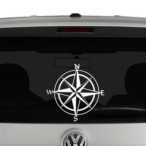 KaaHego Compass Windows, Sides, Hood, Bumper Car Sticker & Decal ...