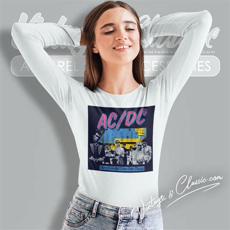 Acdc Dirty Deeds Done Dirt Shirt - Vintagenclassic Tee