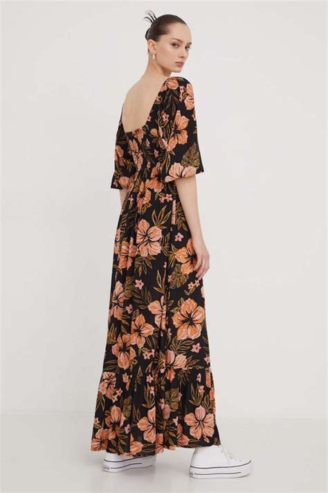 Billabong sukienka Full Bloom maxi rozkloszowana ABJWD00638 | Answear.com