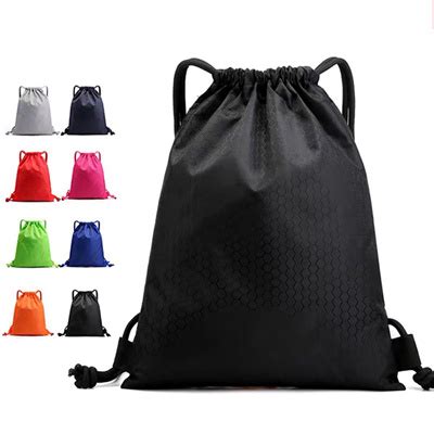 Image result for Waterproof Drawstring Bag Custom Gray