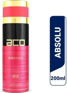 aco Absolu Deodorant for Women 200 Ml pack Body Spray - For Women ...