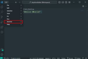 Image result for Python Terminal Layout in vs Code