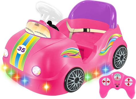 Buy Kiddieland Bumper Car - Pink Rainbow - 6 Volt Battery Powered Car ...