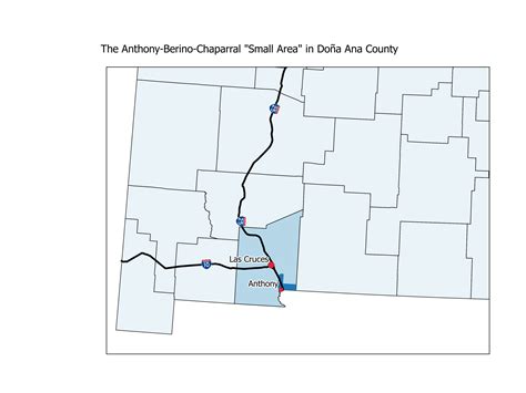 Anthony, New Mexico: A border town without playgrounds