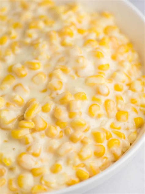 Creamed Corn Recipe with Cream Cheese - Build Your Bite