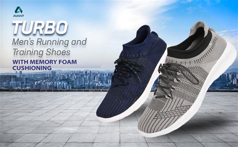 Buy AVANT Turbo Running Shoes for Men with High Comfort Memory Foam ...
