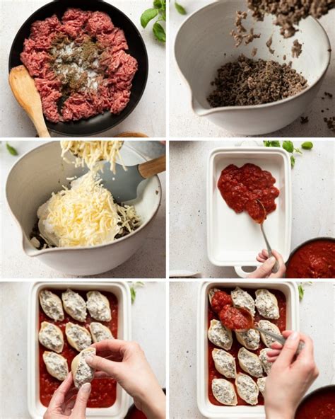 How to Make Meat Stuffed Shells 的图像结果