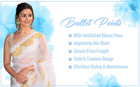 Sidhidata Women's Printed Pure Georgette Saree With Unstitched Blouse ...