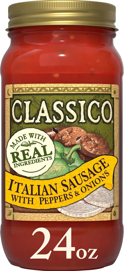 Amazon.com: Classico Traditional Sweet Basil Tomato Spaghetti Pasta ...