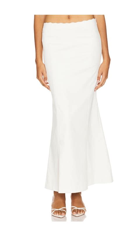 LOBA Lousada Skirt in Ivory | REVOLVE