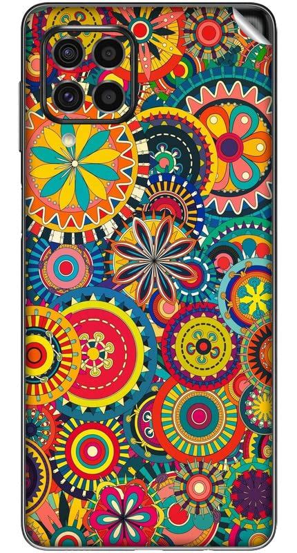 SILKWRAPS® Printed Matte Finish Vinyl Mobile Wrap Compatible with Vivo ...