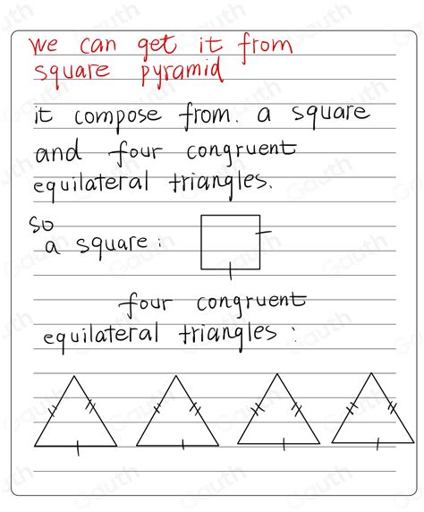 Image result for How to Make Square Pyramid Witth Net