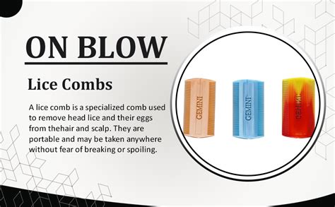 Buy On Blow Lice Comb for Head Lice/Lice Egg Removal, Terminator Lice ...
