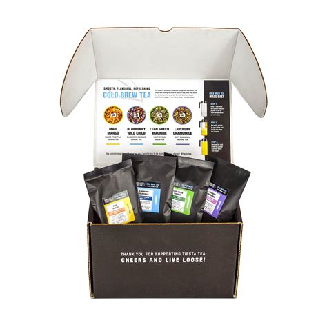 Buy Tiesta Tea Cold Brew Tea Variety Pack - Sample Set with 12 Cold ...