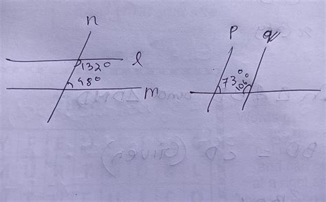In the given figure, find the pair of parallel lines. Give reasons for ...