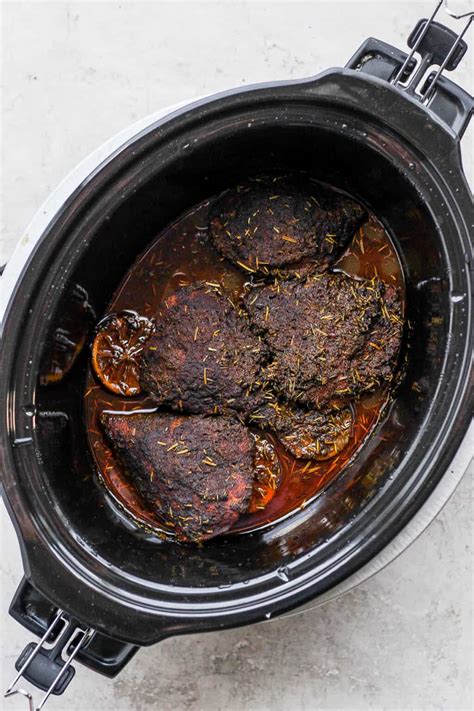 Crock Pot Jerk Chicken - The Wooden Skillet