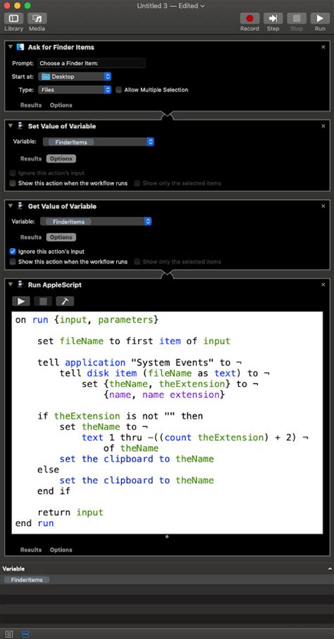 Image result for Using Automator to Run AppleScript