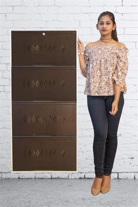 Laxmi KAPAT 5 Door Metal Wall Mounted Shoe Rack | Steel Shoe and ...
