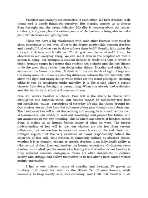 The Morality of Freedom 的图像结果