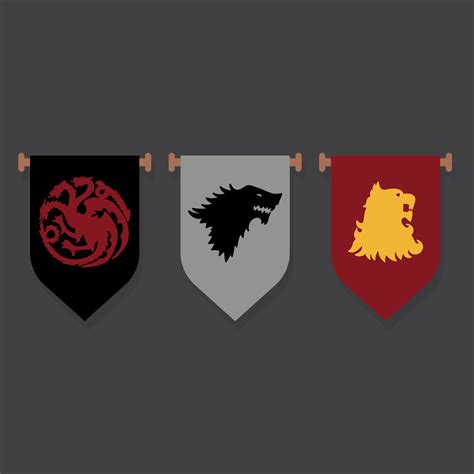 Game Of Thrones Houses Logos