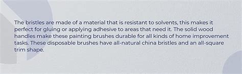 DARIT Pack of 6-1 Inches Bristle Paint Brush Set Chip Paint Brushes ...