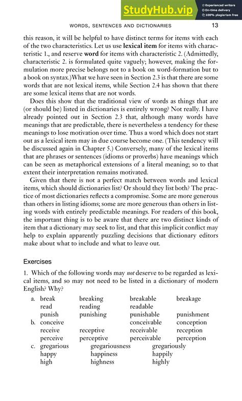 An Introduction To English Morphology Words And Their Structure ...