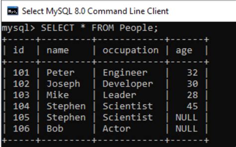 N How to Use Query in MySQL 的图像结果