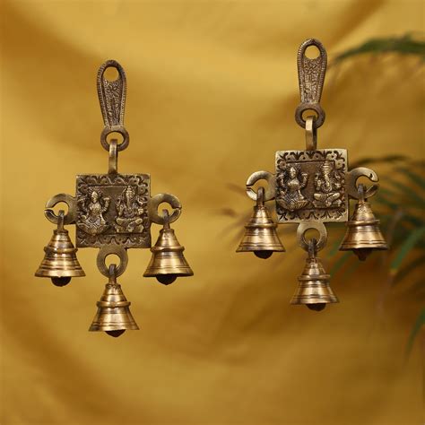 Hanging Bells Pack of 2 (Lakshmi Ganesh Double)