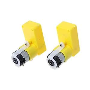 Super Debug Plastic Bo Motor L-Shaped Shaft Smart Car Robot Gear Motor ...