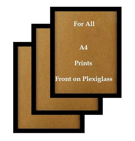 ModernArt Modern Art a4 Size Photo Frames (Black, 12"X8") Synthetic ...