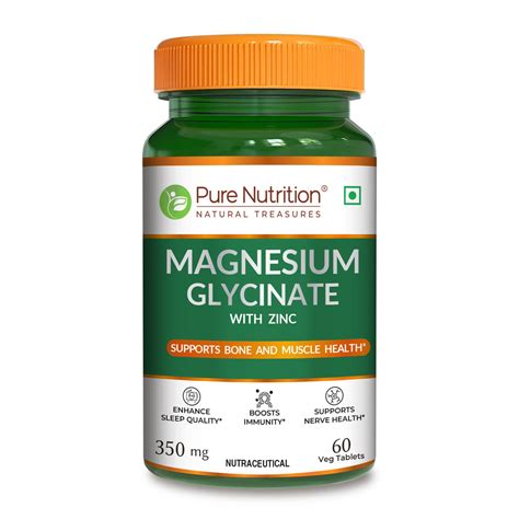 Magnesium Glycinate Capsules | High Absorption Supplement – Pure Nutrition