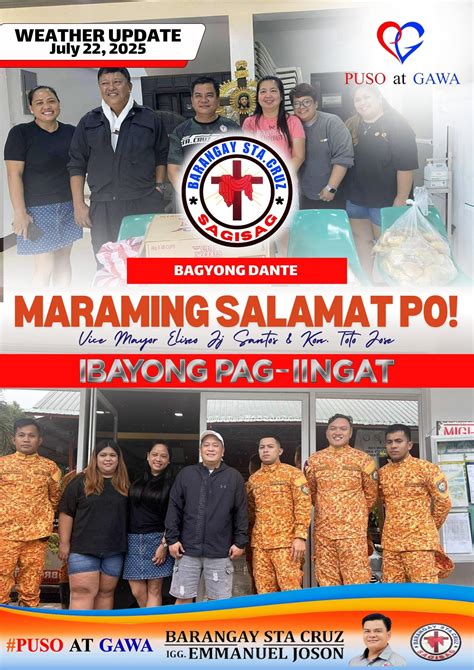 Katuwang sa pag-ahon! Sa... - Barangay Sta. Cruz, Guiguinto | Facebook