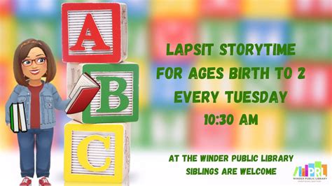 Lapsit Storytime, 189 Bellview St, Winder, GA, United States, Georgia ...