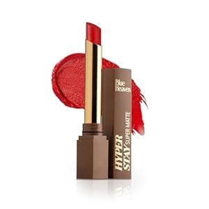 Buy Blue Heaven Hyperstay Super Matte Lipstick, Hydrating Formula with ...