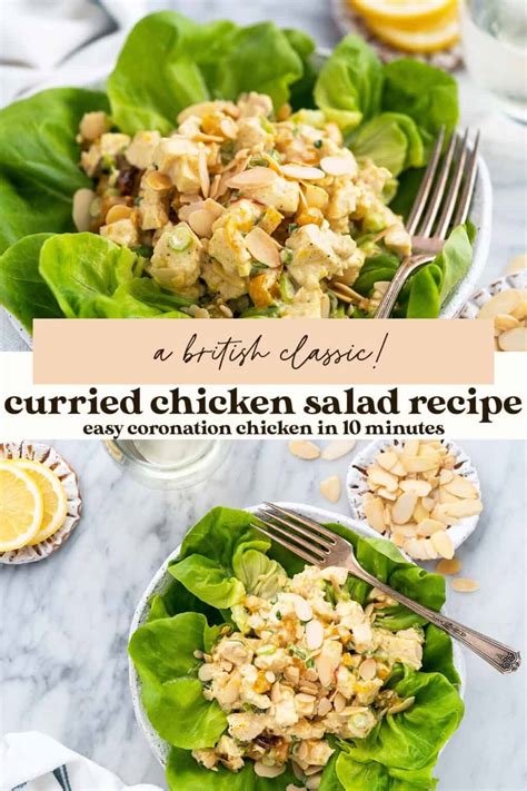 10-Minute Curried Chicken Salad Recipe (Coronation Chicken)