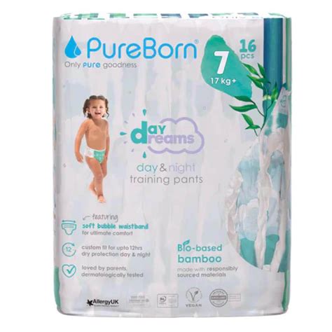 Buy PureBorn Pull-Up Training Pants Size 7 17kg+ 16 Pants Online ...
