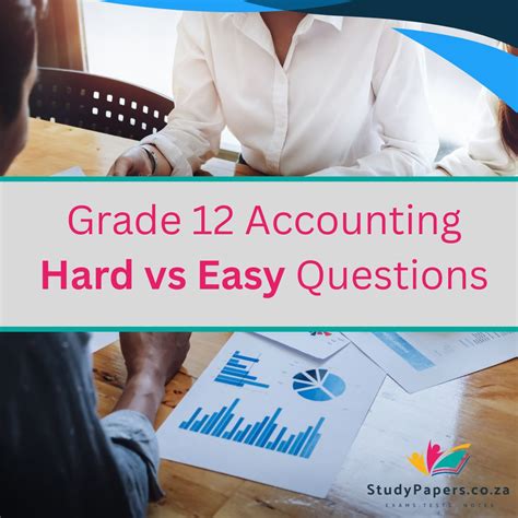 Grade 12 Accounting Hard vs Easy Questions - StudyPapers.co.za