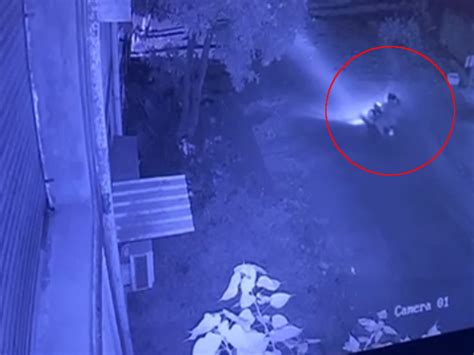CCTV captures threatening poster in Oriya language in Surat's Anjani ...
