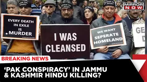Targeted Kashmiri Pandit Killings In Jammu & Kashmir, DGP Hints At ...