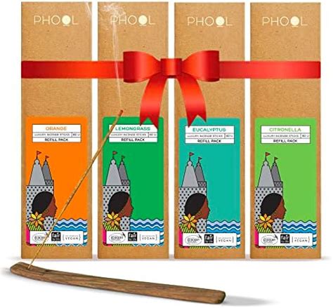 Phool Luxury Natural Incense Cones (Bundle Pack Of 4) I Valentine Gift ...