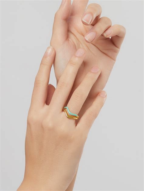 Mint Wave Ring – Ethnic Andaz