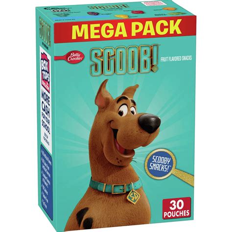 Betty Crocker Scooby Doo Snacks, Fruit Snacks, Mega Pack, 30 ct, 24 oz ...
