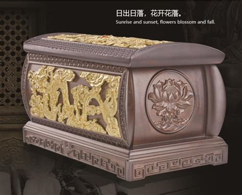 陶瓷骨灰坛双盖青花瓷器骨灰盒殡葬用品可插照片圆形坛子供奉寿盒-阿里巴巴