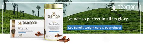 Teamonk Meho High Mountain Clove Green Tea Leaves (50 Cups) - 100 g ...