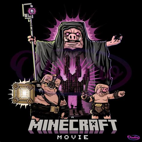 Malgosha With Piglins A Minecraft Movie Png - Free Download