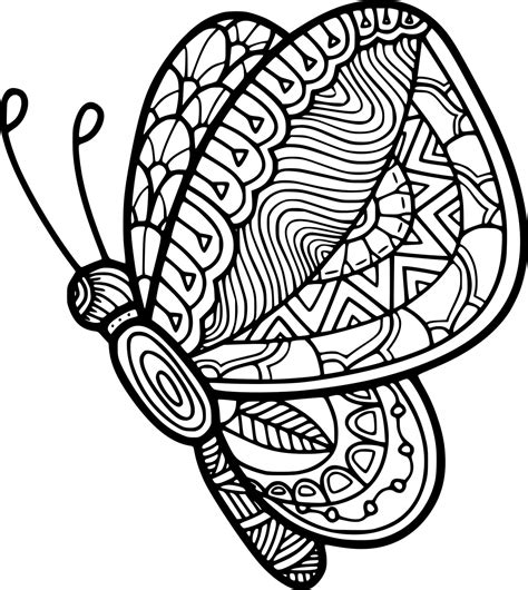 Butterfly Coloring Page Preschool