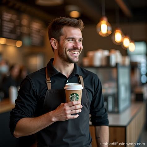 A Friendly Starbucks Barista | Stable Diffusion Online