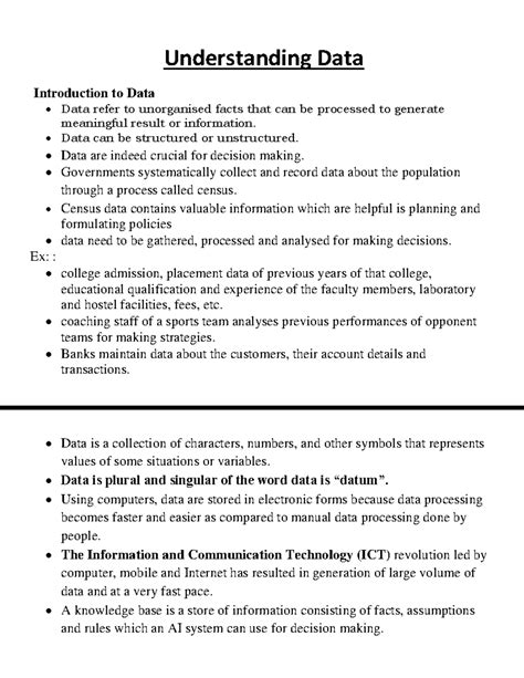 Understanding Data: Key Concepts and Importance in Decision Making ...